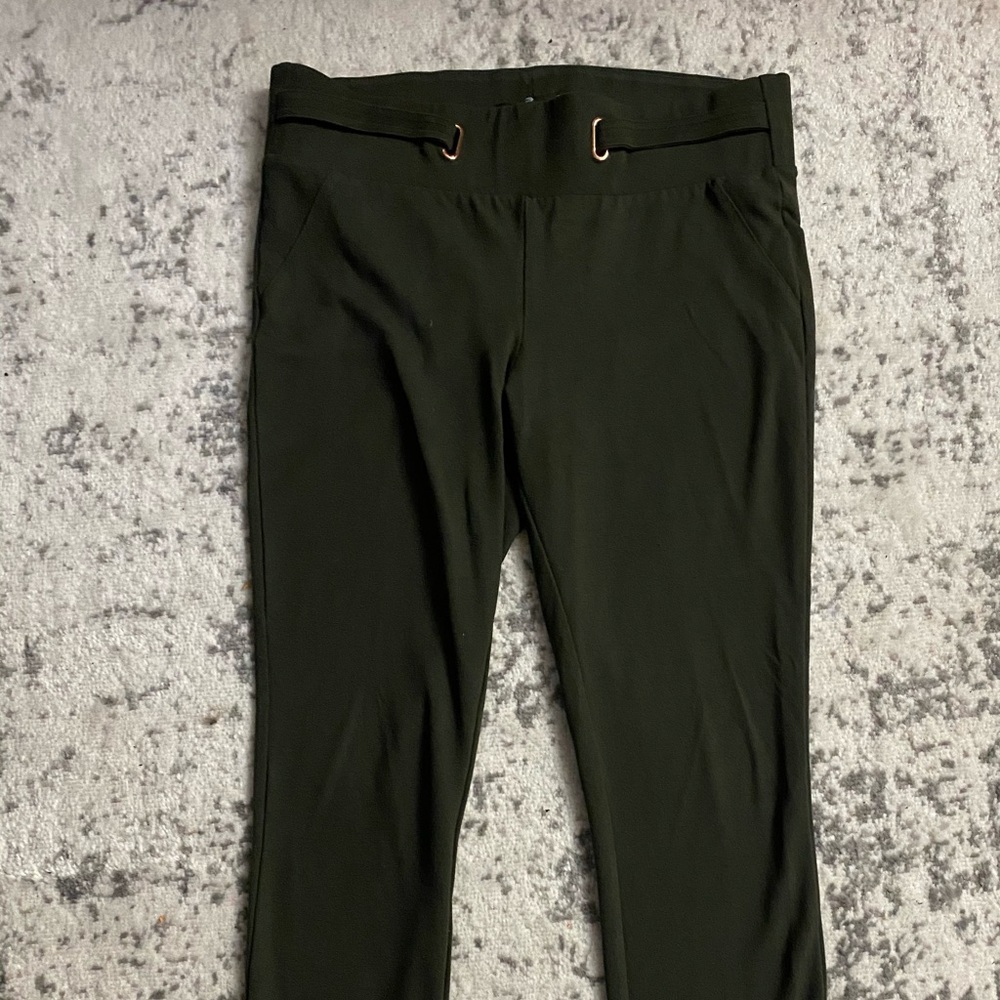One5One Olive Green Dress Pants